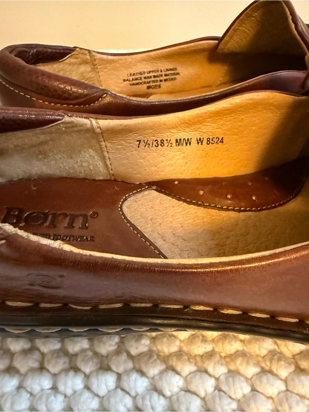 Women’s Brown Leather Loafers - Picture 5 of 6